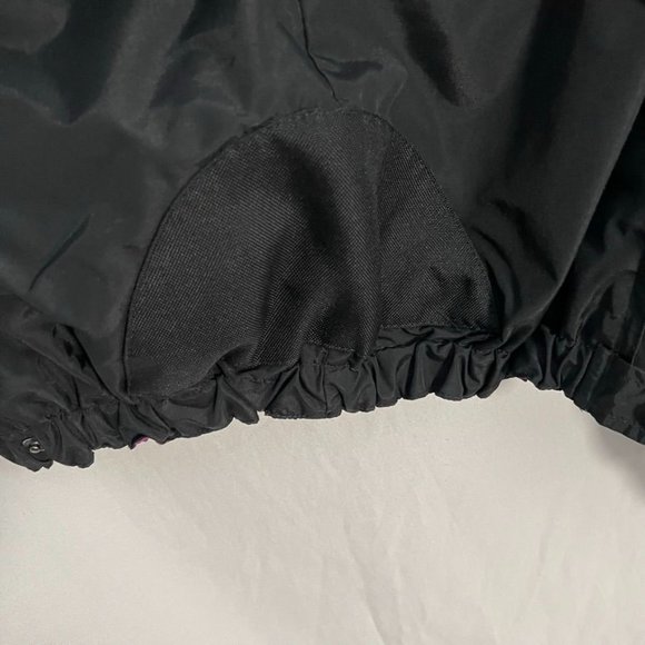 COLUMBIA Black Purple Reversible Ski Pants Snowboard SIDE ZIP Women Large - Picture 9 of 11
